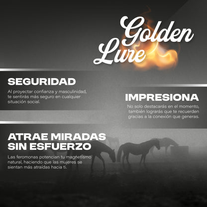 GOLDEN LURE ✨ – Perfume con Feromonas para Hombres 🧴🧲