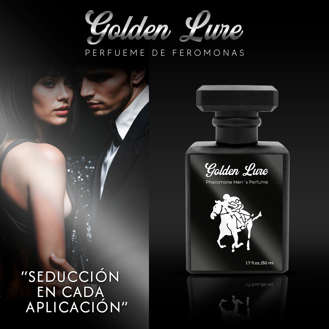 GOLDEN LURE ✨ – Perfume con Feromonas para Hombres 🧴🧲