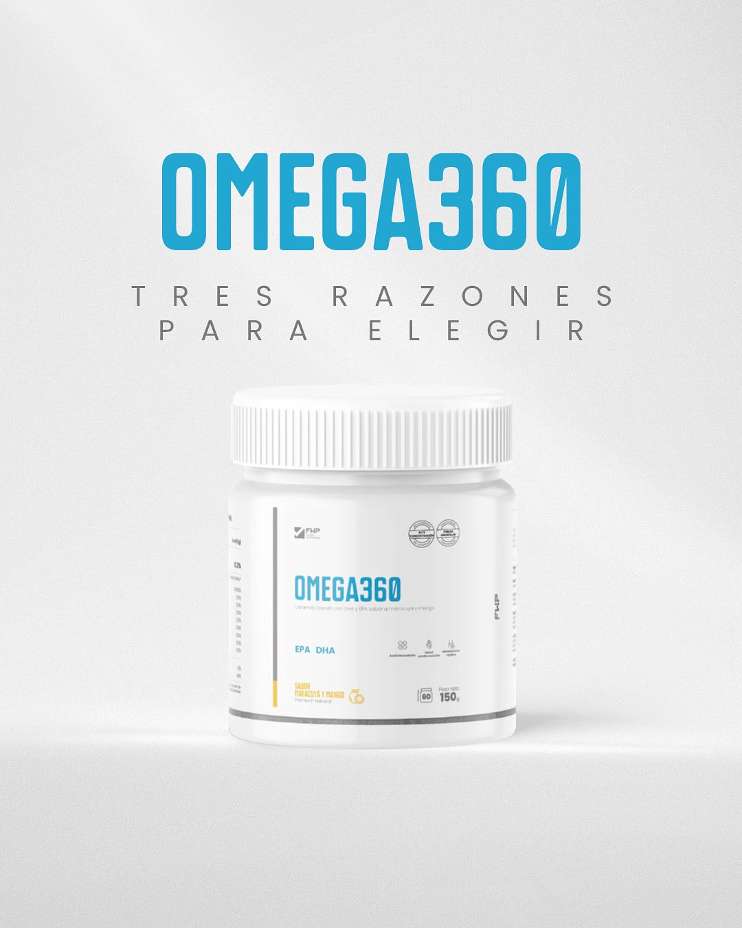 🧠 OMEGA 360 + FWP - Nutrición Inteligencia Para Tu Cerebro y Corazón