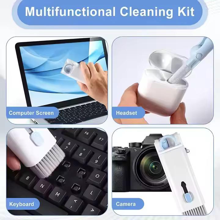 🧼✨ Kit de Limpieza Electrónica 7 en 1 – Para Teléfonos, Computadoras, audífonos y Más