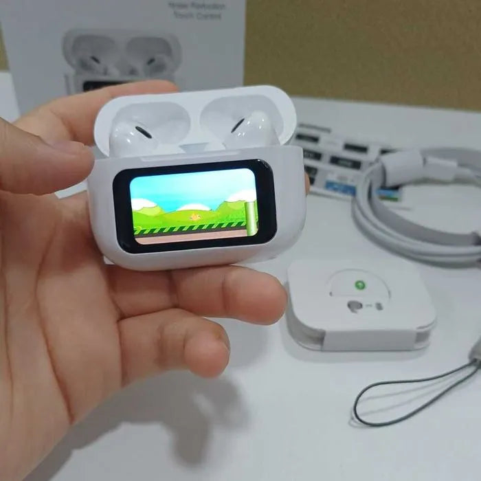 🎧✨ Audífonos L58 con Pantalla Inteligente – ANC + ENC, Bluetooth 5.3 y Sonido Premium