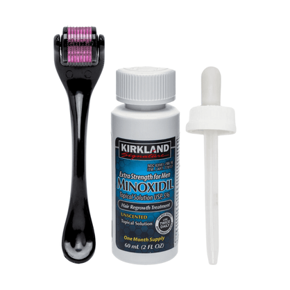 SUPER PACK FACIAL 1 MINOXIDIL LIQUIDO PARA BARBA💈🧔 + REGALO DERMAROLLER✨