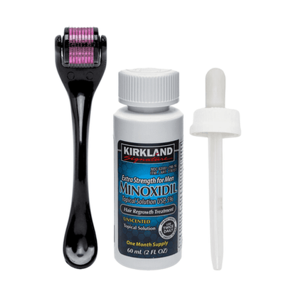 SUPER PACK FACIAL 1 MINOXIDIL LIQUIDO PARA BARBA💈🧔 + REGALO DERMAROLLER✨