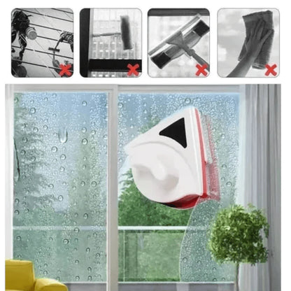 🧲🚀 LIMPIADOR DE VIDRIOS MAGNÉTICO 2 EN 1 🪟✨ LIMPIA POR DENTRO Y POR FUERA AL MISMO TIEMPO