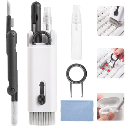 🧼✨ Kit de Limpieza Electrónica 7 en 1 – Para Teléfonos, Computadoras, audífonos y Más